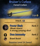Bruiser'sCutlass