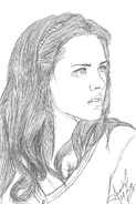 Kristen Stewart by leave love bleedin