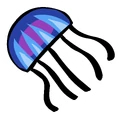 Jellyfish Pin