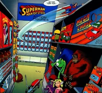 Supermantoyman-kermitcookiemonster