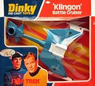 Dinky Toys Klingon Battle Cruiser bubblepack 1977