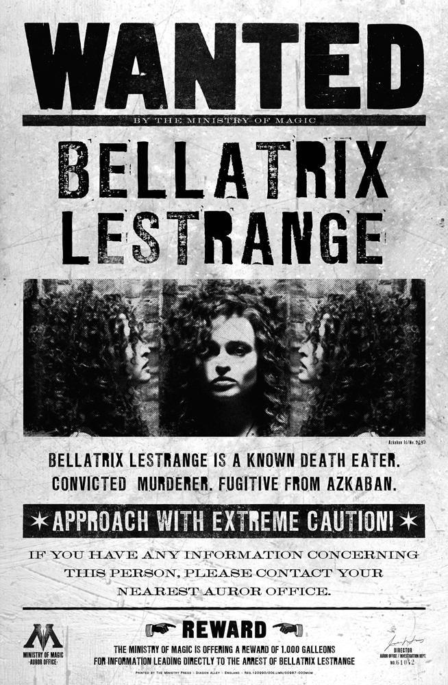 FileBellatrix Lestrange Wantedjpg Featured onBellatrix Lestrange 