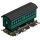 Green Passenger Car-icon