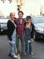 Jackson on set No Ordinary Family