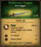 Wilderness dagger