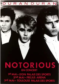 Poster duran duran france 1987