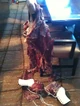 Meat Dress (Backstage)