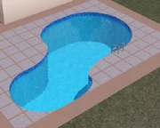 Curved pool