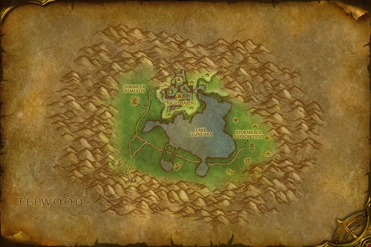 World+of+warcraft+map+kalimdor