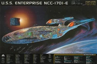 Enterprise NCC-1701-E cutaway poster
