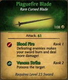 Plaguefire Blade