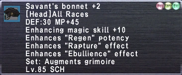Savant's Bonnet +2