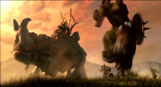 Thrall's Vision Kodo and Grunts