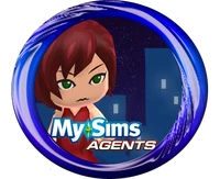 MySims Agents Vic Vector Button