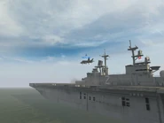 F-35 Hovering