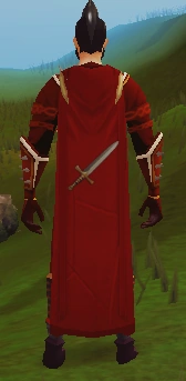 Attack cape equipped