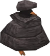 Penguin in rock