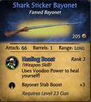 Shark Sticker Bayonet