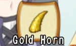 Gold horn