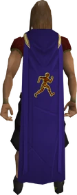 Agility cape equipped