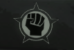 Black hand flag