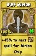 Buff Minion Treasure Card