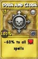 Doom and Gloom Treasure Card