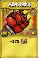 Monstrous Treasure Card