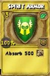 Spirit Armor Treasure Card