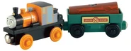 WoodenRailwayDashandtheLaunchingLog