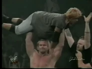 Billy Gunn throws Mens Teioh