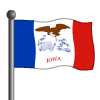 Iowa Flag-icon