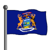 Michigan Flag-icon