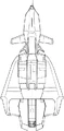 MSZ-006D Z plus Top View Lineart