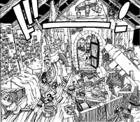 Inside natsu's house