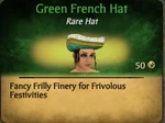 Green French Hat