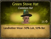 Green Stove Hat
