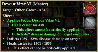 Devour Vitae Effect