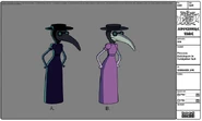 Modelsheet princessbubblegum infumigationsuit