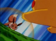 EP118 Eevee usando reflejo