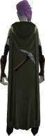 Mining cape equipped