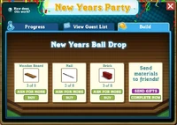 Inside of a New Year's Ball