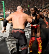 Kane choking Kofi