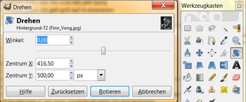 Drehen GIMP