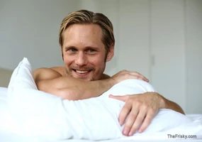 In bed with alex skarsgard