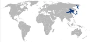 Locator Map of the East Asian Federation