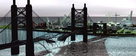 Representacion artistica del callahan bridge beta
