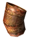 Bent tin can