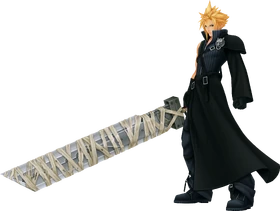Cloud as he appears in Kingdom Hearts II.