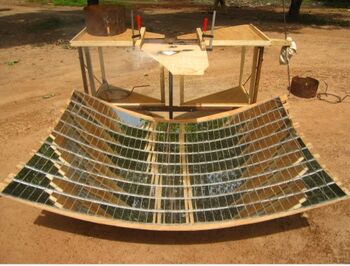 Petisos Solar Cooker test